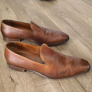 Lav.Blake. Vero Cuoio.- Original Italian Leather Brown Loafers